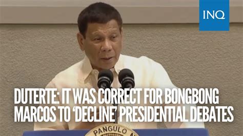 duterte cartooning|Duterte: It was correct for Bongbong Marcos to ‘decline.